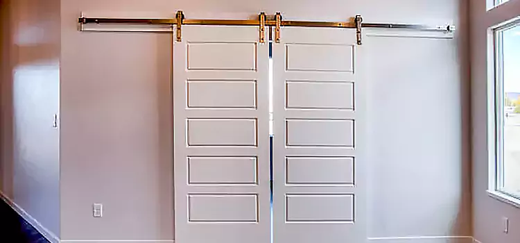 Glass Barn Door with Installation Hardware Kit Hoover